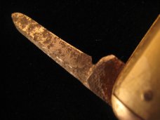 UNKNOWN DUAL BUTTON CELLULOID AUTO KNIFE OLD VINTAGE KNIVES UNKNOWN DUAL BUTTON CELLULOID AUTO KNIFE OLD VINTAGE KNIVES