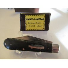 Schatt & Morgan Heritage Series Ebony Pattern # 1213-1/4 Schatt & Morgan Heritage Series Ebony Pattern # 1213-1/4