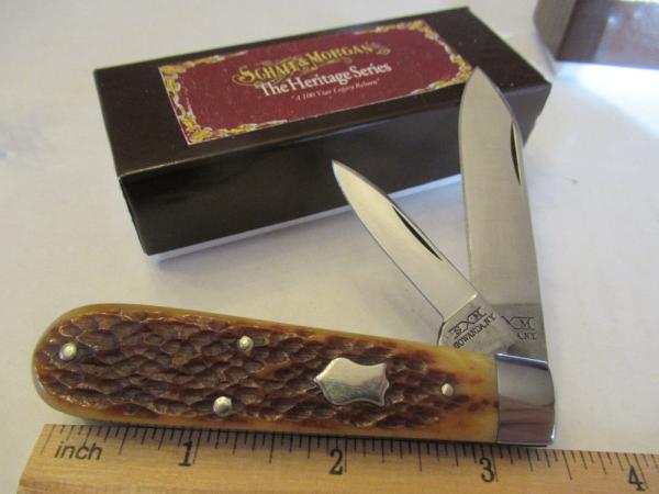 Schatt & Morgan Heritage Series Bone Stag Pattern # 1196 Schatt & Morgan Heritage Series Bone Stag Pattern # 1196