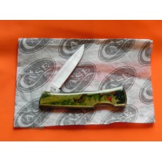 Vintage Case xx 1994 Single Blade Lock Back Pocket Knife w/ Fisherman & Large Mouth Bass Art Handles Vintage Case xx 1994 Single Blade Lock Back Pocket Knife w/ Fisherman & Large Mouth Bass Art Handles