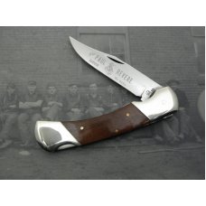 Queen Cutlery Rawhide Series No 8450, Paul Revere Lock back Hunter Queen Cutlery Rawhide Series No 8450, Paul Revere Lock back Hunter