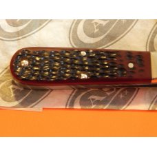 1976 Case xx (4 Dot) Razor Barlow (MDL# 6205R) Pocket Knife w/ Red Derlin Handles -Nice One! 1976 Case xx (4 Dot) Razor Barlow (MDL# 6205R) Pocket Knife w/ Red Derlin Handles -Nice One!