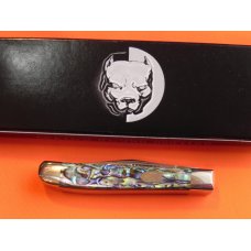 2006 Bulldog Brand HAND MADE Peanut PROTOTYPE! with FANTASTIC Heart ABALONE Handles +Box 2006 Bulldog Brand HAND MADE Peanut PROTOTYPE! with FANTASTIC Heart ABALONE Handles +Box