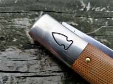 NORTHWOODS GEC GREAT EASTERN NATURAL MICARTA MADISON BARLOW KNIFE / SLIP NEW NR NORTHWOODS GEC GREAT EASTERN NATURAL MICARTA MADISON BARLOW KNIFE / SLIP NEW NR