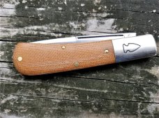 NORTHWOODS GEC GREAT EASTERN NATURAL MICARTA MADISON BARLOW KNIFE / SLIP NEW NR NORTHWOODS GEC GREAT EASTERN NATURAL MICARTA MADISON BARLOW KNIFE / SLIP NEW NR