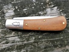 NORTHWOODS GEC GREAT EASTERN NATURAL MICARTA MADISON BARLOW KNIFE / SLIP NEW NR NORTHWOODS GEC GREAT EASTERN NATURAL MICARTA MADISON BARLOW KNIFE / SLIP NEW NR