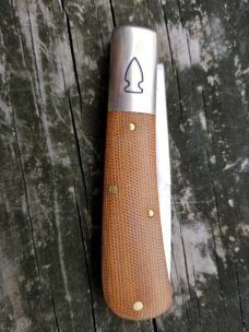 NORTHWOODS GEC GREAT EASTERN NATURAL MICARTA MADISON BARLOW KNIFE / SLIP NEW NR NORTHWOODS GEC GREAT EASTERN NATURAL MICARTA MADISON BARLOW KNIFE / SLIP NEW NR