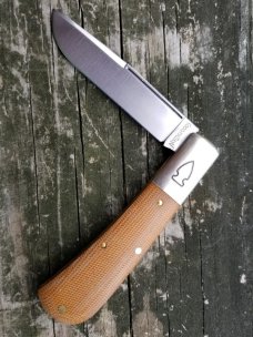 NORTHWOODS GEC GREAT EASTERN NATURAL MICARTA MADISON BARLOW KNIFE / SLIP NEW NR NORTHWOODS GEC GREAT EASTERN NATURAL MICARTA MADISON BARLOW KNIFE / SLIP NEW NR