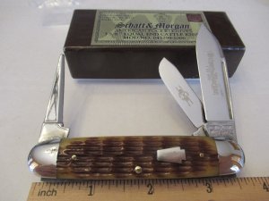 Schatt & Morgan Equal End Cattle Knife Pattern # 043299 