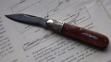 Rough Rider RR741 1 Blade Smooth Brown Bone Barlow Propeller Shield Rough Rider RR741 1 Blade Smooth Brown Bone Barlow Propeller Shield
