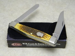 Case Bros. Cutlery Co. USA 2006 Antique Bone 6275 SS Moose Knife in Box