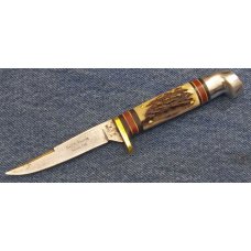Western #628 Bird & Trout Knife Customized with Sambar Stag Handles Western #628 Bird & Trout Knife Customized with Sambar Stag Handles