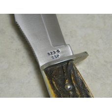 Case XX USA 1976 Stag 523-5 SSP Razor Edge Fixed Blade Sheath Knife Case XX USA 1976 Stag 523-5 SSP Razor Edge Fixed Blade Sheath Knife