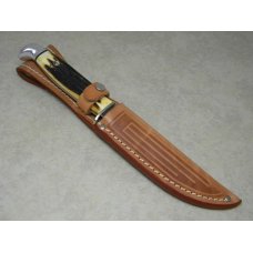 Case XX USA 1976 Stag 516-5 SSP Razor Edge Fixed Blade Sheath Knife Case XX USA 1976 Stag 516-5 SSP Razor Edge Fixed Blade Sheath Knife
