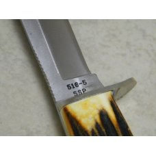 Case XX USA 1976 Stag 516-5 SSP Razor Edge Fixed Blade Sheath Knife Case XX USA 1976 Stag 516-5 SSP Razor Edge Fixed Blade Sheath Knife