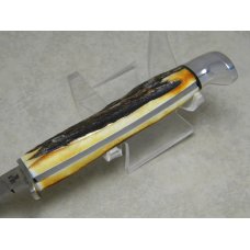 Case XX USA 1976 Stag 516-5 SSP Razor Edge Fixed Blade Sheath Knife Case XX USA 1976 Stag 516-5 SSP Razor Edge Fixed Blade Sheath Knife