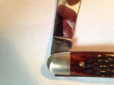 Case XX 06247 Pen red jigged bone