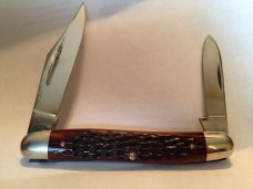 Case XX 06247 Pen red jigged bone