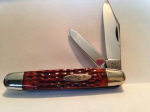 Case XX 62055 red jigged bone