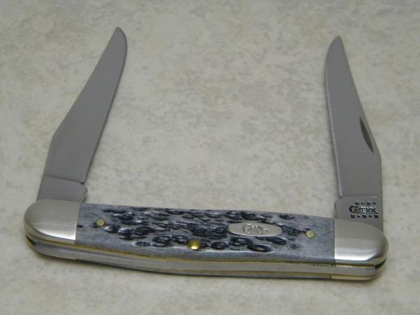 Case XX USA 9 Dot (2001) Pretty Black Bone Muskrat Knife Case XX USA 9 Dot (2001) Pretty Black Bone Muskrat Knife