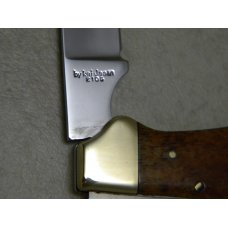 Kershaw Oregon USA by Kai Japan Model 2105 Little Stud Orange Bone Lockback Knife