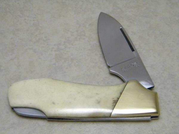 Kershaw Oregon USA By Kai Japan Model 2120 Bone Lockback Knife