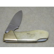 Kershaw Oregon USA By Kai Japan Model 2120 Bone Lockback Knife