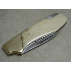 Kershaw Oregon USA By Kai Japan Model 2120 Bone Lockback Knife