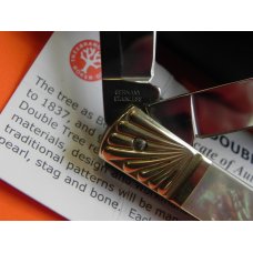 Boker "Double Tree" Trapper w/ Flawless & Fiery Mother of Pearl Handles & Fancy Bolsters -WOW Boker "Double Tree" Trapper w/ Flawless & Fiery Mother of Pearl Handles & Fancy Bolsters -WOW