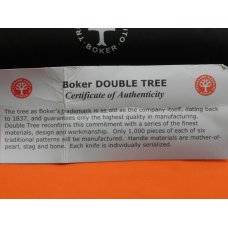 Boker "Double Tree" Trapper w/ Flawless & Fiery Mother of Pearl Handles & Fancy Bolsters -WOW Boker "Double Tree" Trapper w/ Flawless & Fiery Mother of Pearl Handles & Fancy Bolsters -WOW