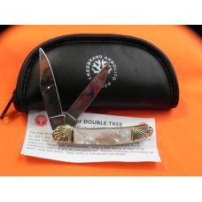 Boker Double Tree Copperhead Knife w/ Flawless & Fiery Mother of Pearl Handles & Fancy Bolsters -WOW Boker Double Tree Copperhead Knife w/ Flawless & Fiery Mother of Pearl Handles & Fancy Bolsters -WOW