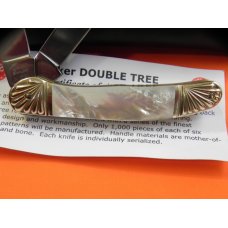 Boker Double Tree Copperhead Knife w/ Flawless & Fiery Mother of Pearl Handles & Fancy Bolsters -WOW Boker Double Tree Copperhead Knife w/ Flawless & Fiery Mother of Pearl Handles & Fancy Bolsters -WOW