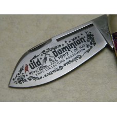 Bulldog Brand Germany Old Dominion Knife Collectors Assoc. 1 of 100 Elephant Toe Knife Bulldog Brand Germany Old Dominion Knife Collectors Assoc. 1 of 100 Elephant Toe Knife