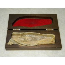 Case XX USA 4 Dot (1976) Wood P172 Buffalo Clasp Knife in Box Case XX USA 4 Dot (1976) Wood P172 Buffalo Clasp Knife in Box