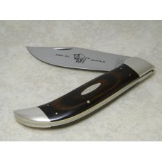 Case XX USA 4 Dot (1976) Wood P172 Buffalo Clasp Knife in Box Case XX USA 4 Dot (1976) Wood P172 Buffalo Clasp Knife in Box