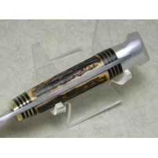 Western Stainless Steel USA Imitation Stag S-H48A Fixed Blade Hunting Sheath Knife 