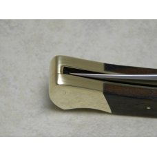 Buck USA Model 110 Wood Folding Hunter Lockback Knife & Pouch - 3rd Version c.1970 Buck USA Model 110 Wood Folding Hunter Lockback Knife & Pouch - 3rd Version c.1970