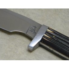 Queen #75 Made in USA Imitation Winterbottom Bone Hunting Fixed Blade Sheath Knife c.1980's Queen #75 Made in USA Imitation Winterbottom Bone Hunting Fixed Blade Sheath Knife c.1980's