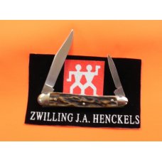 Vintage 1960s J A Henckels 2 Blade Gentlemen's Pocket Knife MDL#79 w/ Great Stag Handles! NOS Vintage 1960s J A Henckels 2 Blade Gentlemen's Pocket Knife MDL#79 w/ Great Stag Handles! NOS