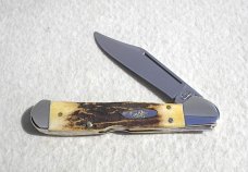 NOS CASE XX USA 1999 LARGE GENUINE STAG COPPERLOCK # 51549L KNIFE