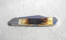 NOS CASE XX USA 1999 LARGE GENUINE STAG COPPERLOCK # 51549L KNIFE