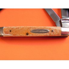 Vintage Parker (Japan) Eagle Brand 2 Blade Country Doctor Physician Knife w/ Appaloosa Bone Handles Vintage Parker (Japan) Eagle Brand 2 Blade Country Doctor Physician Knife w/ Appaloosa Bone Handles