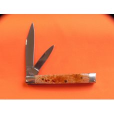 Vintage Parker (Japan) Eagle Brand 2 Blade Country Doctor Physician Knife w/ Appaloosa Bone Handles Vintage Parker (Japan) Eagle Brand 2 Blade Country Doctor Physician Knife w/ Appaloosa Bone Handles