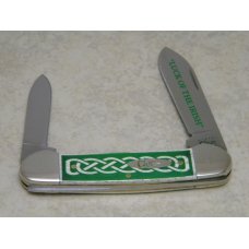 Case XX USA 2010 Bone 62131 SS "Happy St. Patrick's Day - Luck of the Irish" Canoe Knife in Tin Box Case XX USA 2010 Bone 62131 SS "Happy St. Patrick's Day - Luck of the Irish" Canoe Knife in Tin Box