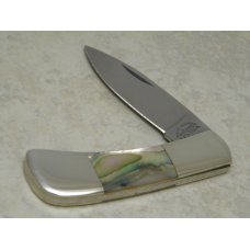 Parker Brothers Chattanooga TN Abalone Pearl Wildlife Series K-12 Trojan Folding Pocket Knife in Box