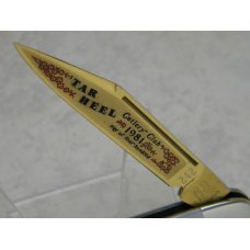 Fight'n Rooster Germany Gold Blade Pearl Lockback Whittler Knife Tar Heel Cutlery Club c.1981 Fight'n Rooster Germany Gold Blade Pearl Lockback Whittler Knife Tar Heel Cutlery Club c.1981