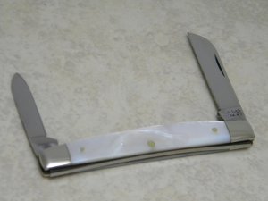 Ka-Bar Olean NY 0158 Pearl Medium 2 Blade Congress Knife