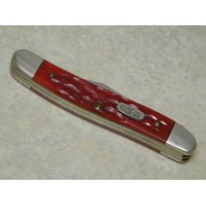 Case XX USA 4 Dot (1996) Red Bone 62087SS SC Little 2 Blade Stockman Knife w/Scissors in Box Case XX USA 4 Dot (1996) Red Bone 62087SS SC Little 2 Blade Stockman Knife w/Scissors in Box