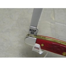 Case XX USA 4 Dot (1996) Red Bone 6227 SS SC Little 2 Blade Stockman Knife w/Scissors in Box Case XX USA 4 Dot (1996) Red Bone 6227 SS SC Little 2 Blade Stockman Knife w/Scissors in Box