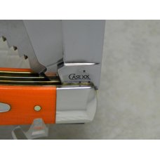 Case XX USA 2007 Orang Micarta 10354GS SS Guthook Skinner 3 Blade Trapper Knife in Box